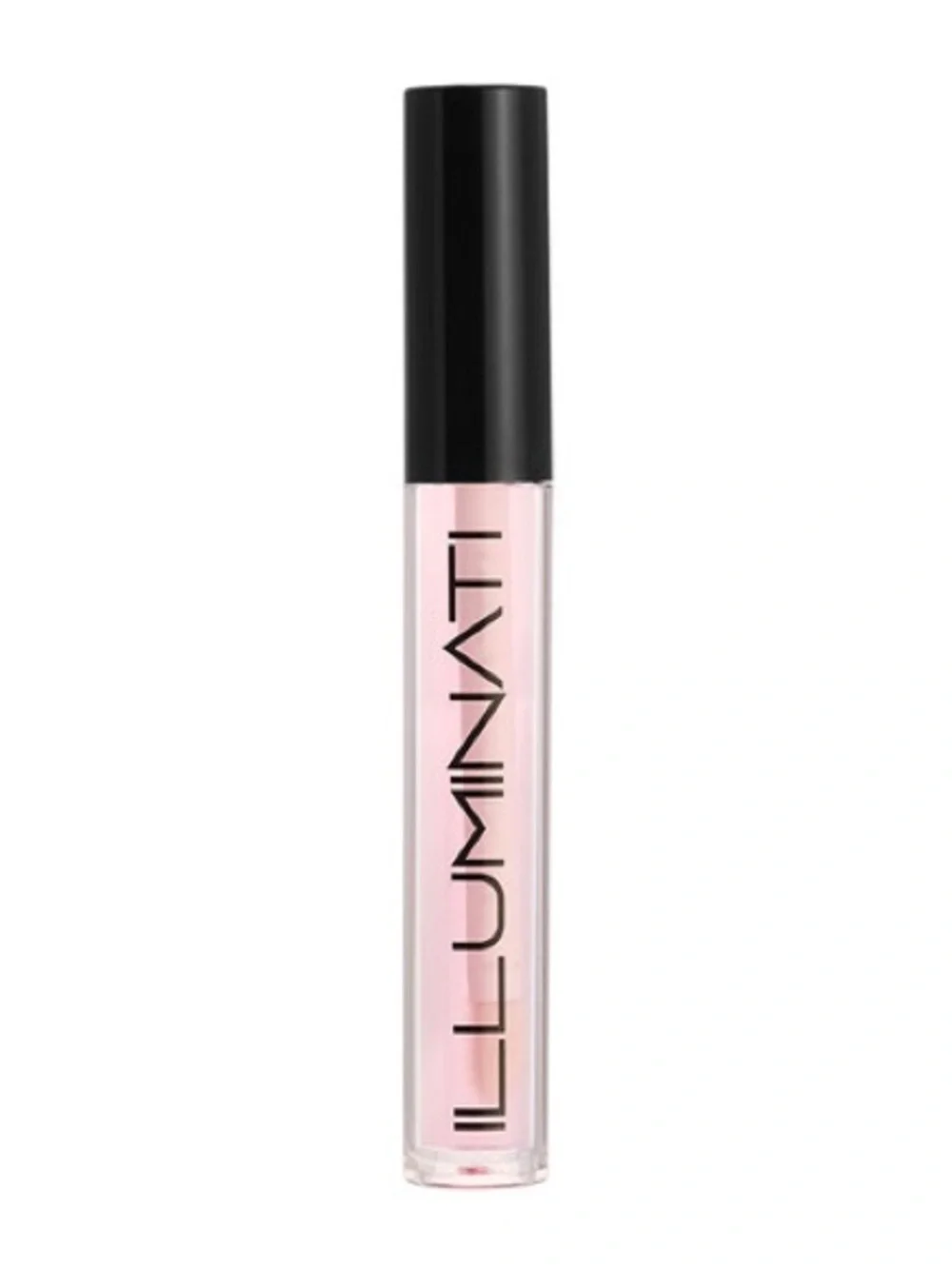 Illuminati Sheer Pink Lip Gloss with Black Cap